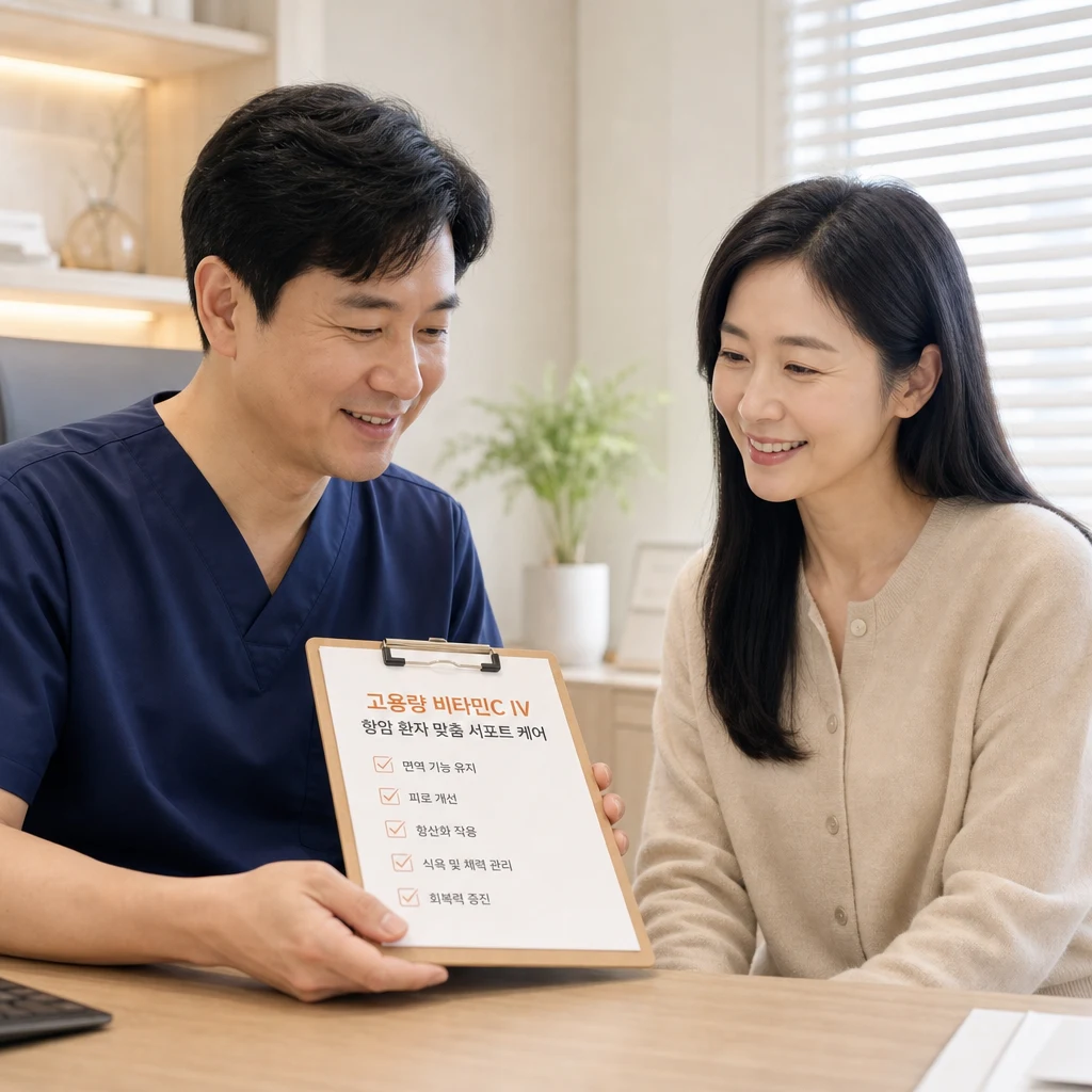 고용량 비타민C 주사는 어떤 효과가 있나요?