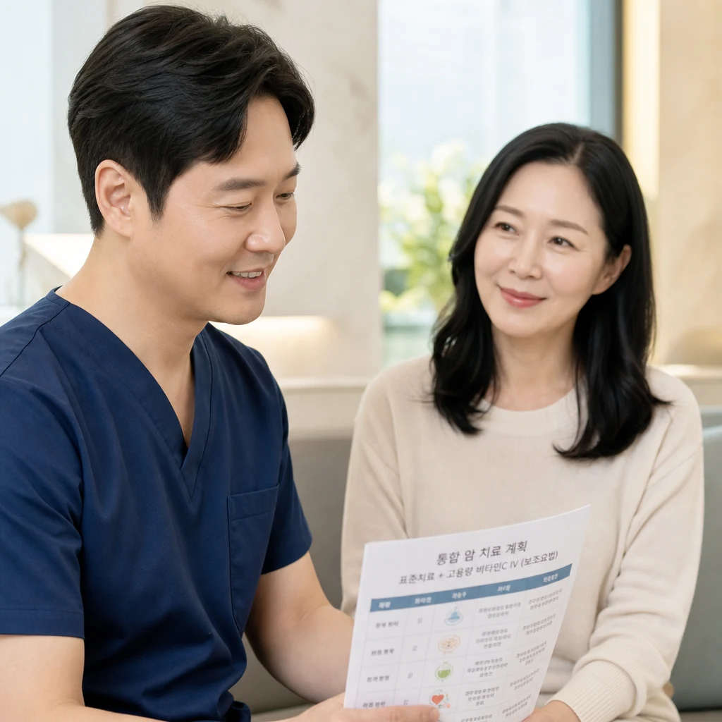 암환자에게 고용량비타민C 정맥주사요법이 대체/보조치료제로서의 역할에 관해서
