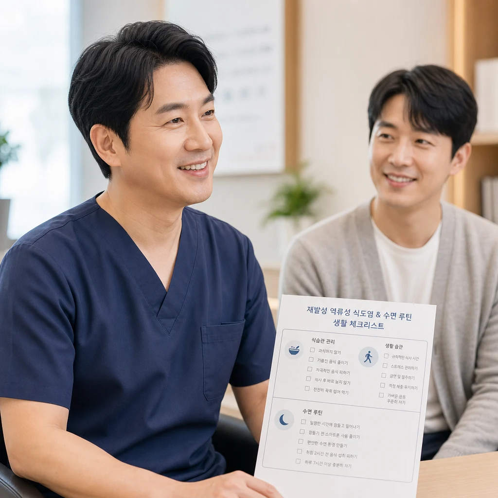 반복되는 역류성식도염, 자율신경실조증과 어떤 단계?